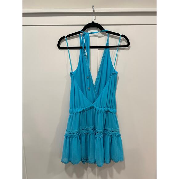 Ramy Brook Marla Open Back Halter Dress Size S - Picture 3 of 8